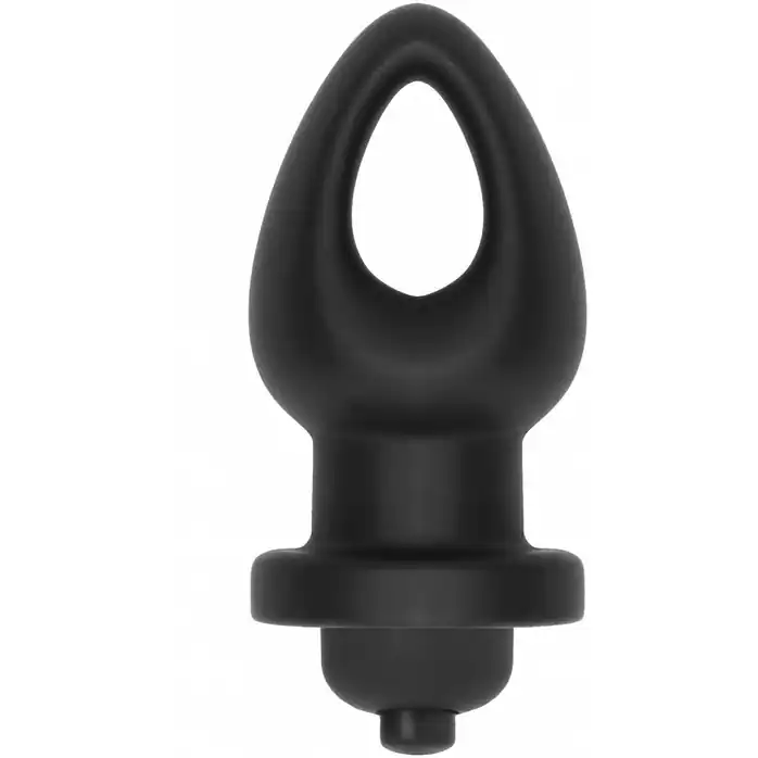 Анальный вибратор No.58 Anal Vibrator с отверстием - 8 см - Sono