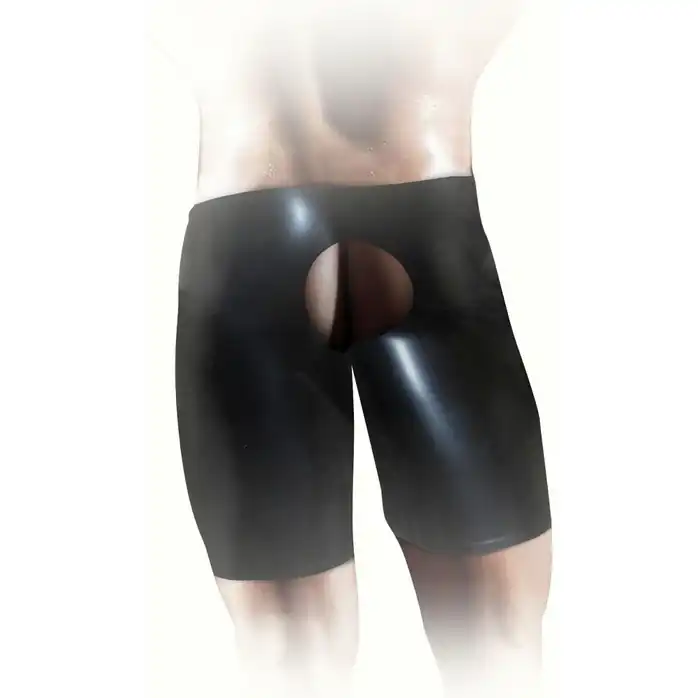 Латексные шорты унисекс для фистинга Latex Unisex Fisting Short - Fist It