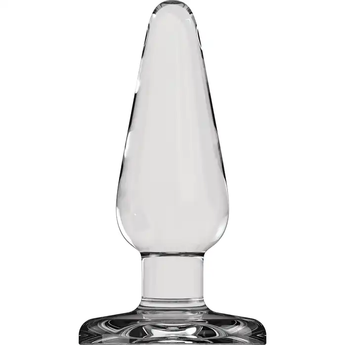Прозрачная анальная пробка Butt Plug Basic 3 Inch - 7,6 см - Plug   Play