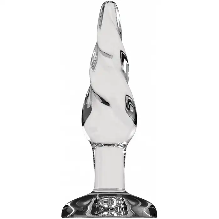 Прозрачная анальная пробка Butt Plug Rounded 3 Inch - 7,6 см - Plug   Play