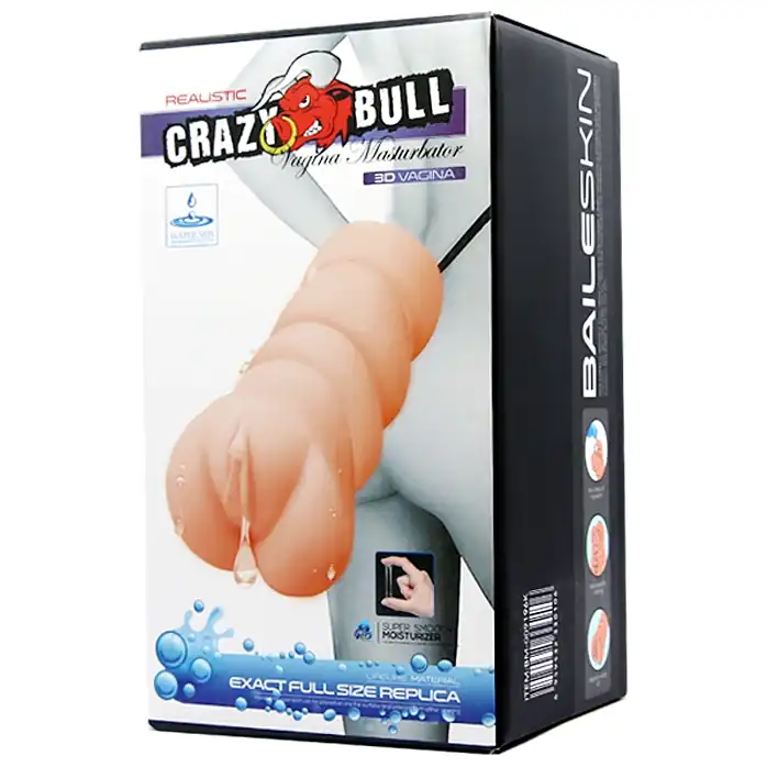 Мастурбатор с эффектом смазки - Crazy Bull. Фотография 6.