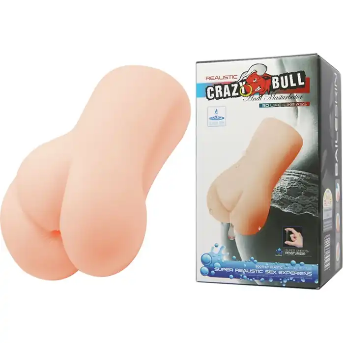 Мастурбатор-анус с эффектом смазки - Crazy Bull