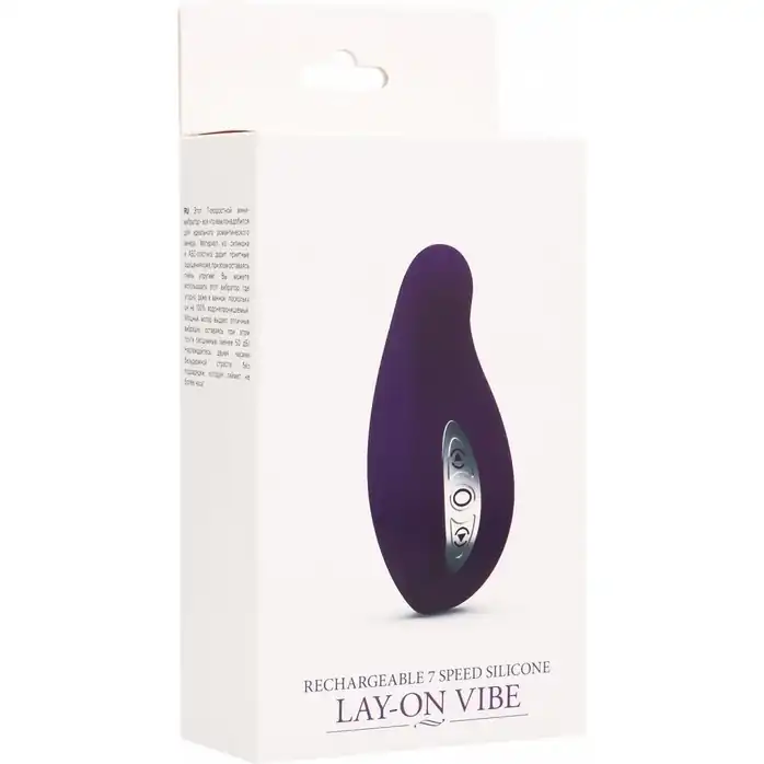 Фиолетовый мини-вибратор Lay-On Vibe - Be Good Tonight. Фотография 2.