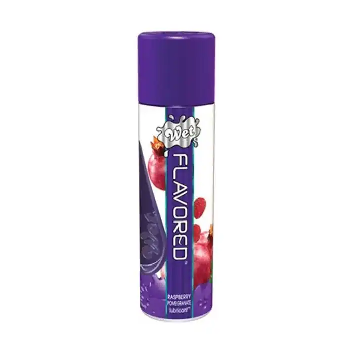 Лубрикант с ароматом граната Wet Flavored Raspberry Pomegranate - 102 мл - Wet Flavored