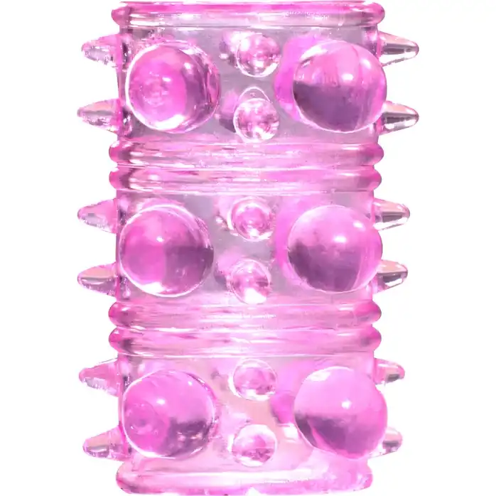 Розовая насадка на пенис Rings Armour - Rings!