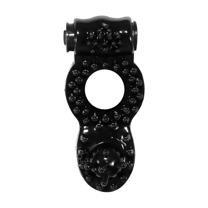 Чёрное эрекционное кольцо Rings Ringer - Rings!