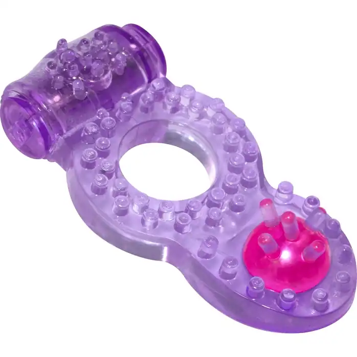 Фиолетовое эрекционное кольцо Rings Ringer - Rings!. Фотография 2.