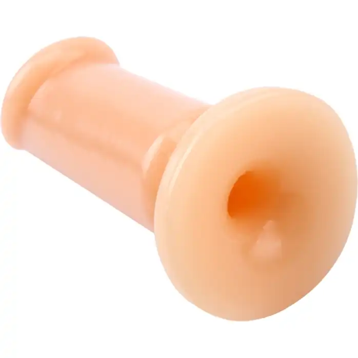 Телесный анальный плаг Medium Slim Dildo - 12,5 см. Фотография 2.