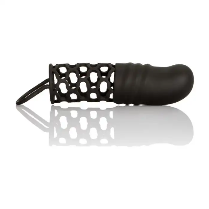 Силиконовый удлинитель члена с фиксацией Silicone 2 Extension. Фотография 3.