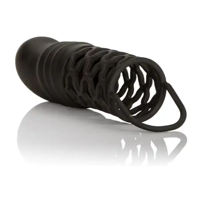 Силиконовый удлинитель члена с фиксацией Silicone 2 Extension. Фотография 4.
