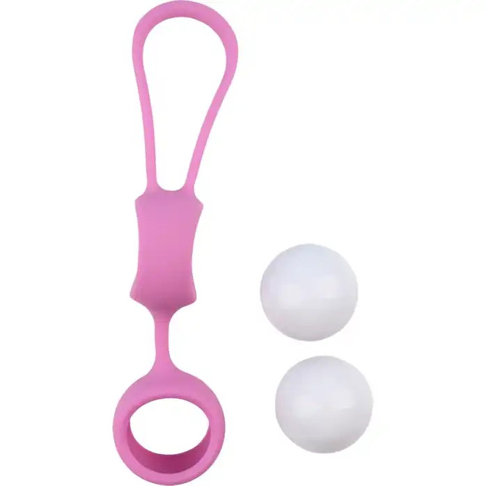 Розовые вагинальные шарики Geisha Balls - Mis Sweet. Фотография 3.