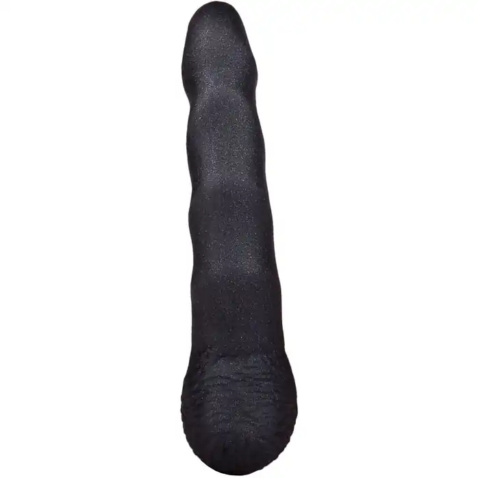 Чёрная насадка на пояс харнесс BLACK BENT 2 - 19,5 см - LOVETHING. Фотография 4.
