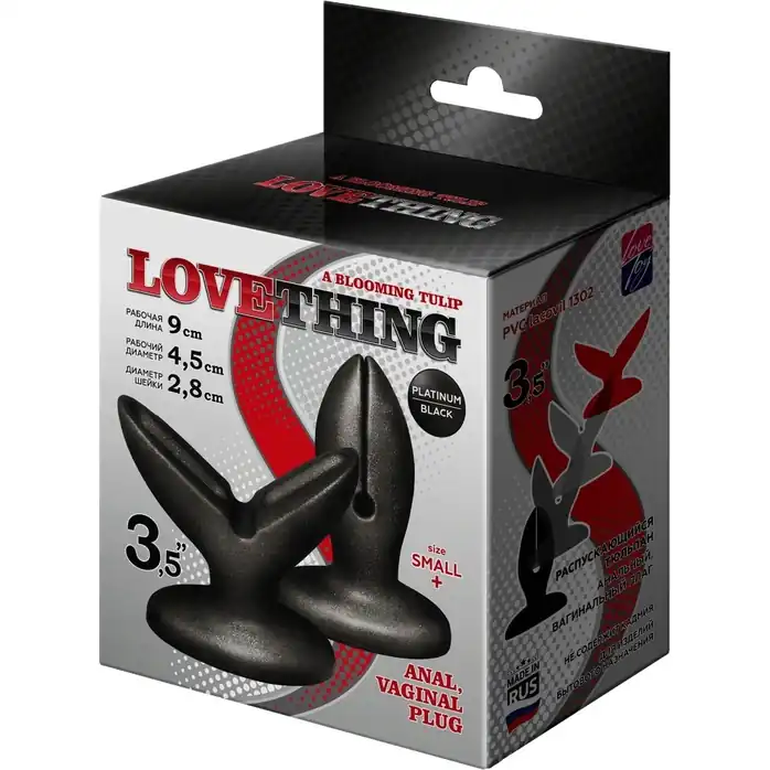 Анально-вагинальный плаг A blooming tulip S - LOVETHING. Фотография 3.