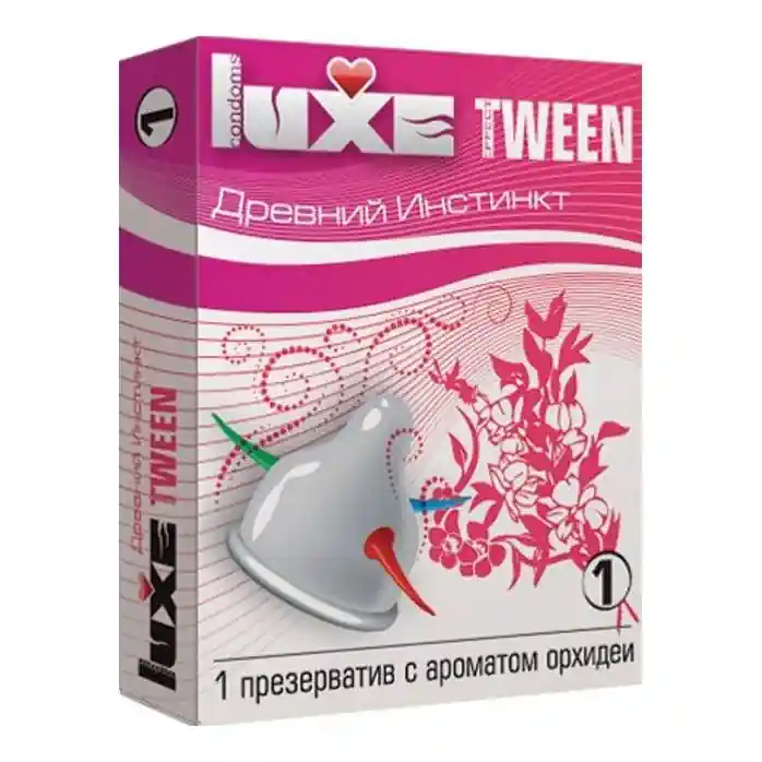 Презерватив Luxe Tween Древний инстинкт с ароматом орхидеи - 1 шт - Tween