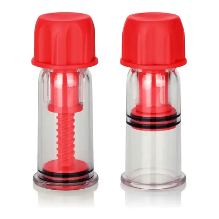 Красные винтовые помпы для сосков COLT Nipple Pro-Suckers - Colt. Фотография 2.