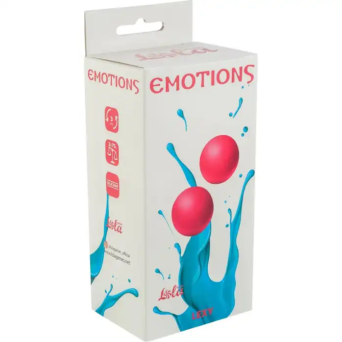 ярко-розовые вагинальные шарики без сцепки Emotions Lexy Large - Emotions. Фотография 2.