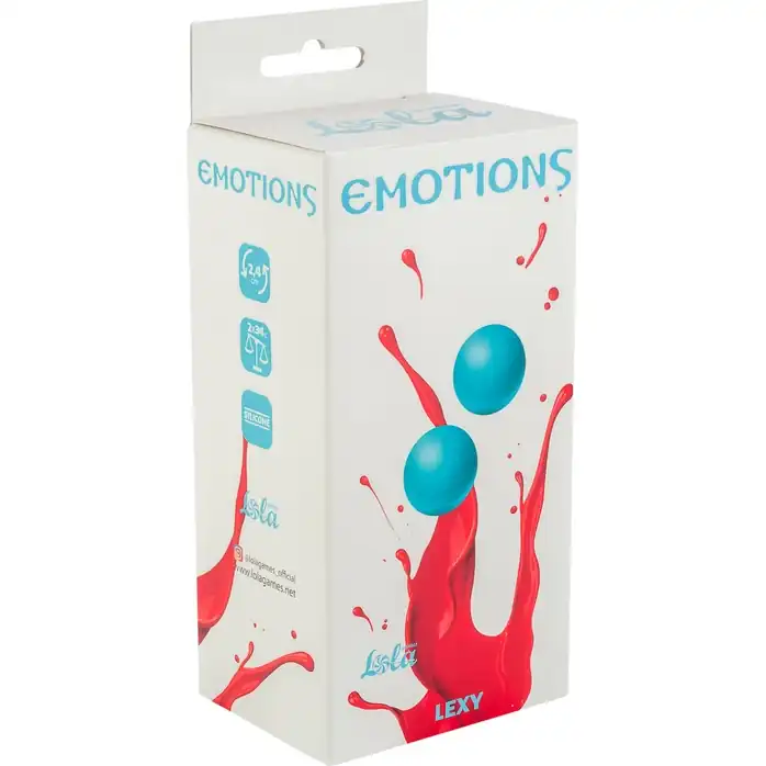Голубые вагинальные шарики без сцепки Emotions Lexy Small - Emotions. Фотография 2.