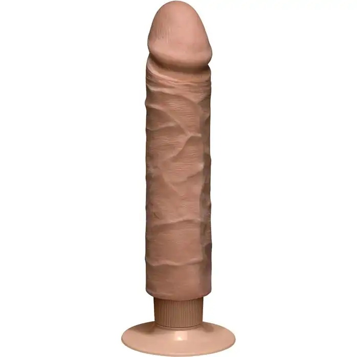Вибратор-мулат The Realistic Cock ULTRASKYN Without Balls Vibrating 8” - 24,1 см - The Realistic Cock