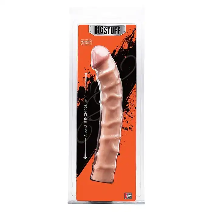 Телесный фаллос-гигант BIGSTUFF DONG 11INCH - 28 см - BigStuff. Фотография 2.
