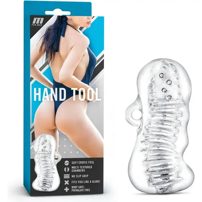 Прозрачный мастурбатор M for Men Hand Tool - M for Men. Фотография 3.