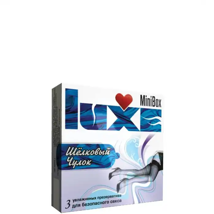 Презервативы Luxe Mini Box Шелковый чулок - 1 блок (24 уп. по 3 шт. в каждой). Фотография 4.