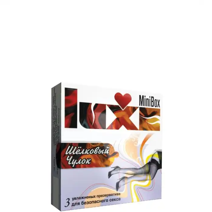Презервативы Luxe Mini Box Шелковый чулок - 1 блок (24 уп. по 3 шт. в каждой). Фотография 5.