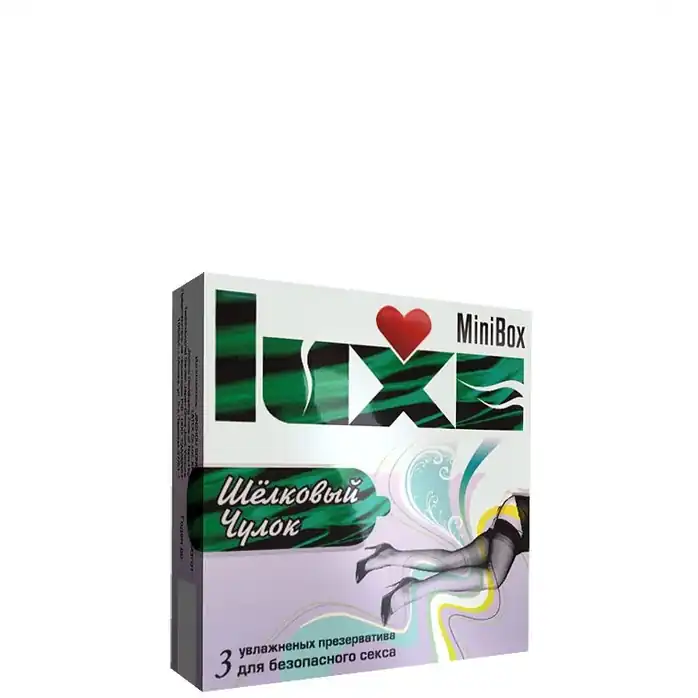 Презервативы Luxe Mini Box Шелковый чулок - 1 блок (24 уп. по 3 шт. в каждой). Фотография 6.