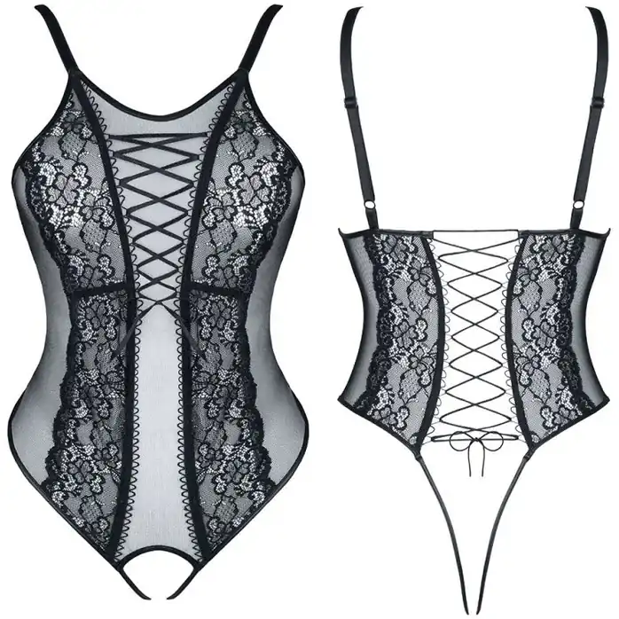 Боди с доступом и шнуровкой Margot - Look At Me collection. Фотография 4.