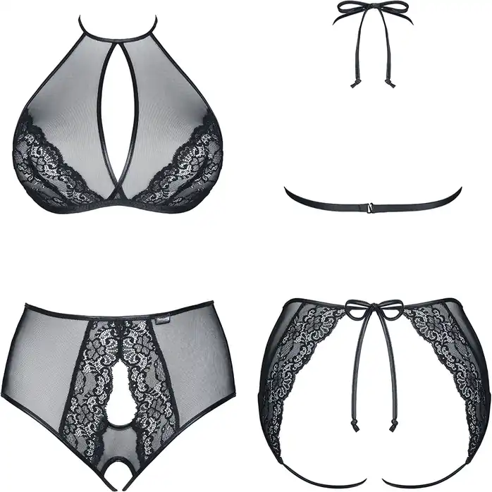 Комплект с нежными кружевными вставками Yolande - Look At Me collection. Фотография 5.