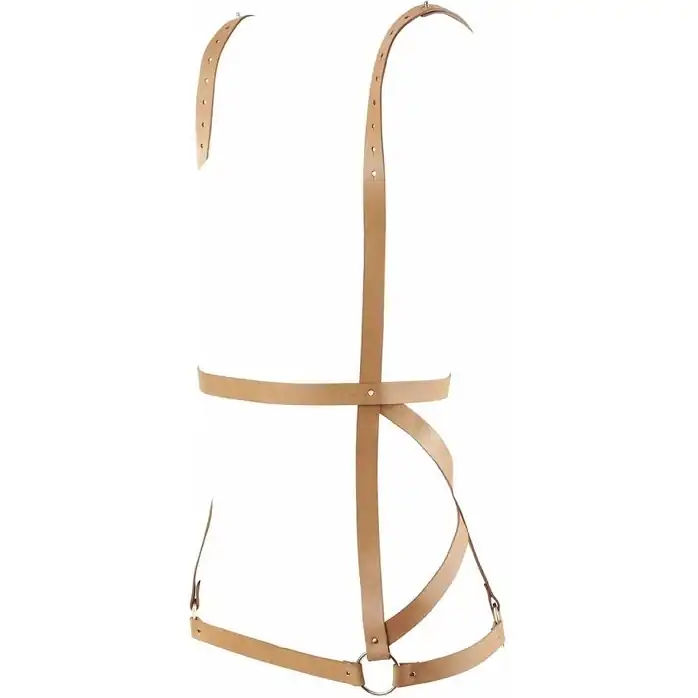 Бежевая упряжь ARROW DRESS HARNESS. Фотография 3.