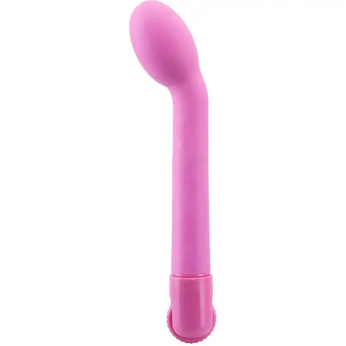 Розовый вибратор G-SPOT для точки G - 19 см
