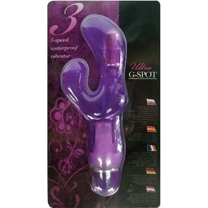 Фиолетовый вибратор для точки G ULTRA G-SPOT - 15 см. Фотография 2.