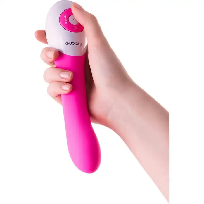 Розовый вибратор Nalone Pulse - 21 см. Фотография 5.