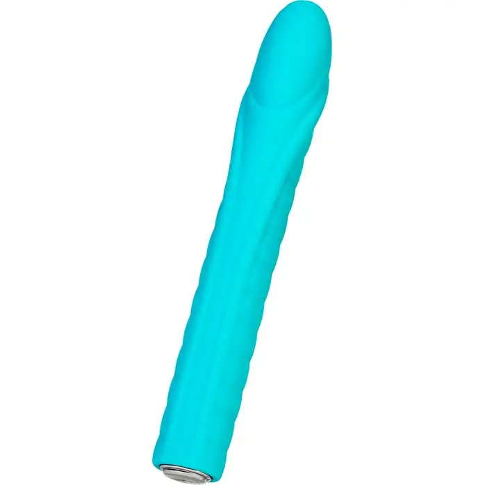 Бирюзовый вибратор Nalone Dixie - 16,7 см