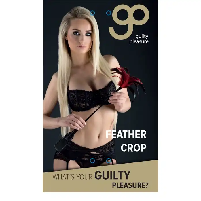 Двусторонний стек - перьевая метелка и кожаный шлепок - Guilty Pleasure. Фотография 3.