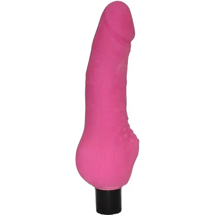 Розовый реалистичный вибратор VIBRO REALISTIC - 24 см