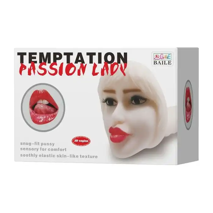 Мастурбатор-ротик с вибрацией Temptation Passion Lady. Фотография 6.