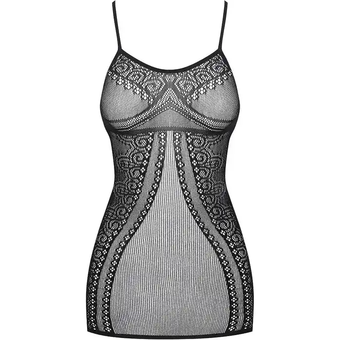 Коротенькое ажурное платье-сетка - Sexy. Фотография 3.