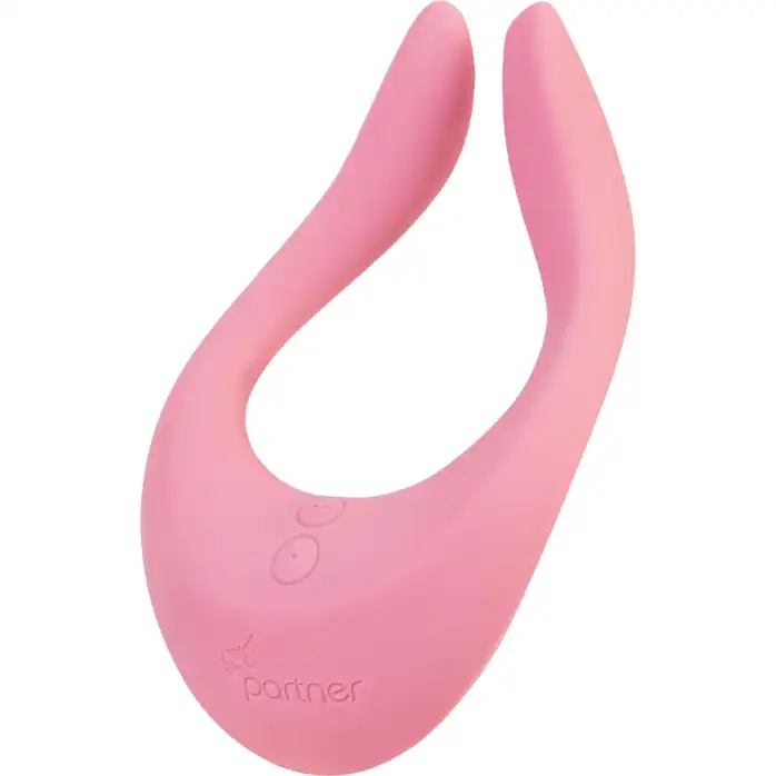 Розовый многофункциональный стимулятор для пар Satisfyer Endless Joy. Фотография 2.
