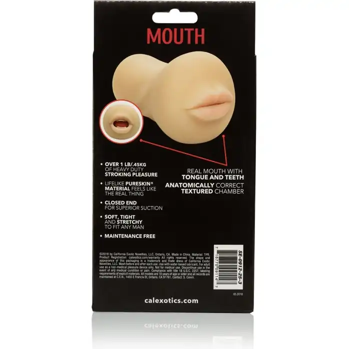 Мастурбатор-ротик закрытого типа Stroke It Mouth. Фотография 3.