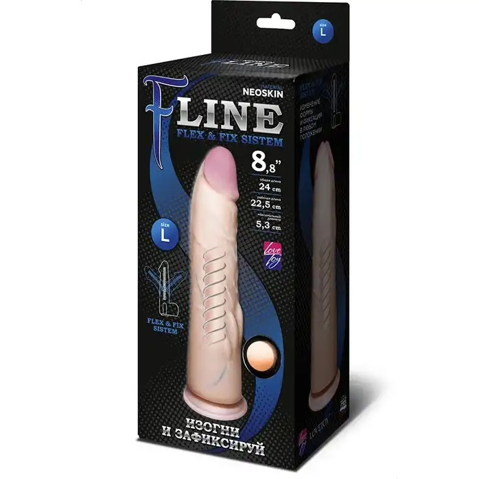Реалистичный фаллоимитатор на присоске F LINE - 23 см - F LINE. Фотография 2.