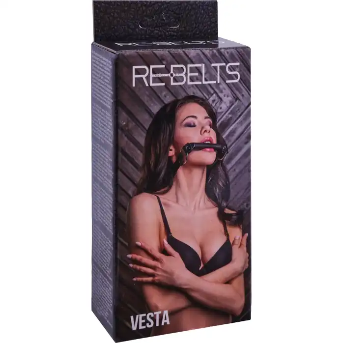 Кляп-трензель Vesta с металлическими кольцами. Фотография 2.