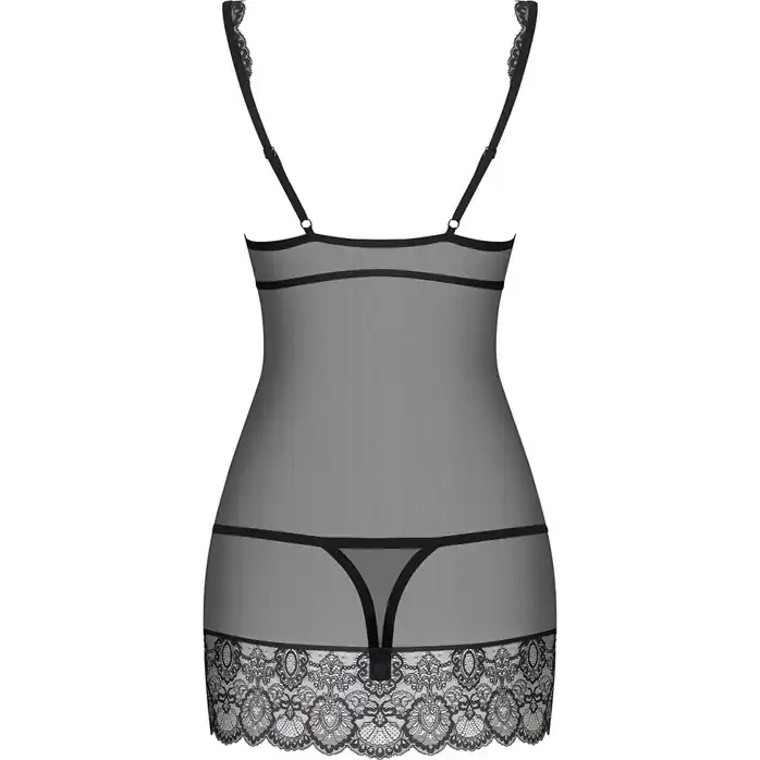 Полупрозрачная сорочка с лифом на косточках - Sexy. Фотография 4.