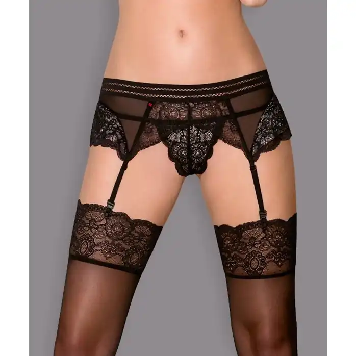 Изысканный кружевной пояс для чулок на крючках - Sexy