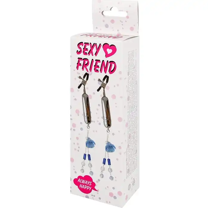 Зажимы на соски с вибрацией Sexy Friend - SEXY FRIEND. Фотография 3.