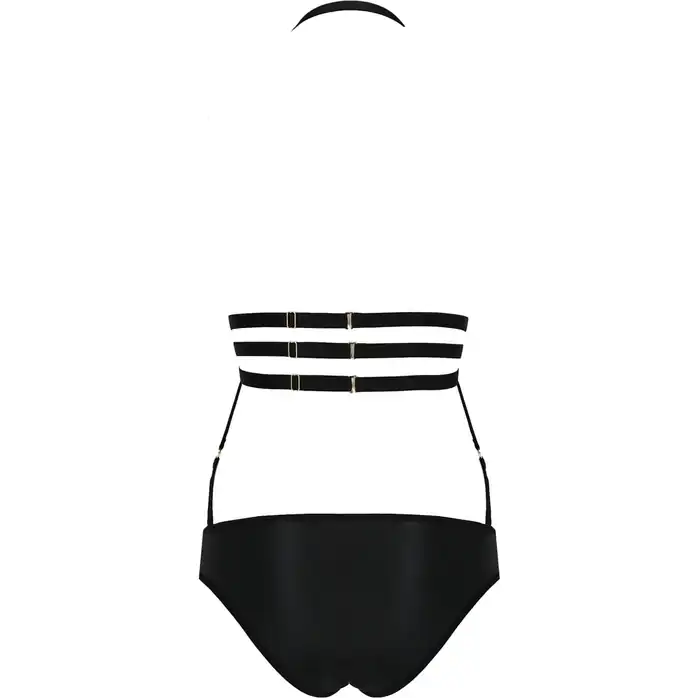 Эротическое боди Lamis из материала с wet-look эффектом. Фотография 4.