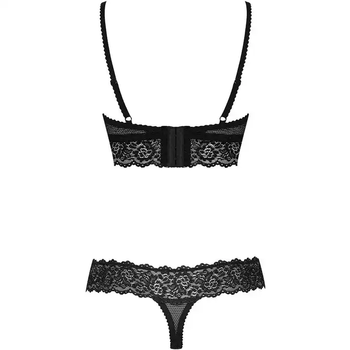Соблазнительный ажурный комплект с цветочным узором - Sexy. Фотография 4.