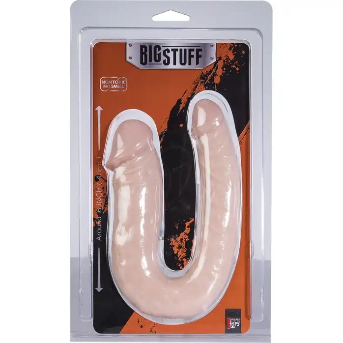 Двусторонний фаллоимитатор BIGSTUFF 16INCH DOUBLE DONG - 41 см - BigStuff. Фотография 2.