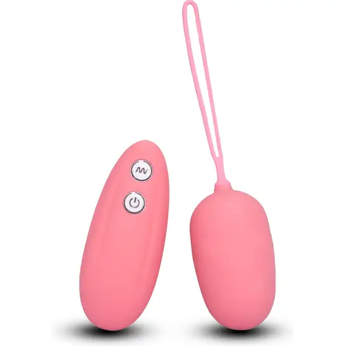 Розовое виброяйцо с пультом дистанционного управления ULTRA SEVEN REMOTE CONTROL EGG