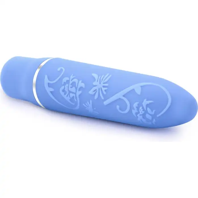 Голубая вибропуля Bliss Vibe - 10,1 см - Rose. Фотография 3.